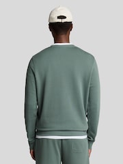 Lyle & Scott Green Cotton Sweat Shorts - Image 3 of 4