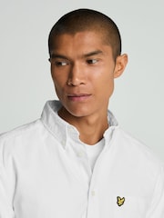 Blanco roto - Camisa Oxford de algodón de Lyle & Scott - Imagen 4 de 5