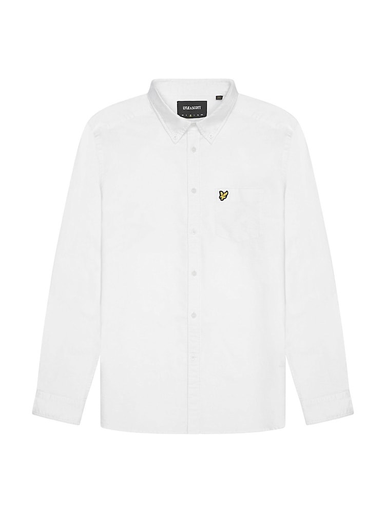 Blanco roto - Camisa Oxford de algodón de Lyle & Scott - Imagen 5 de 5