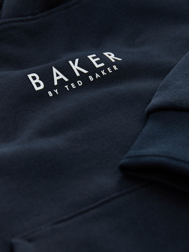 Baker by Ted Baker Overhead 100% Cotton Hoodie - Image 4 of 4