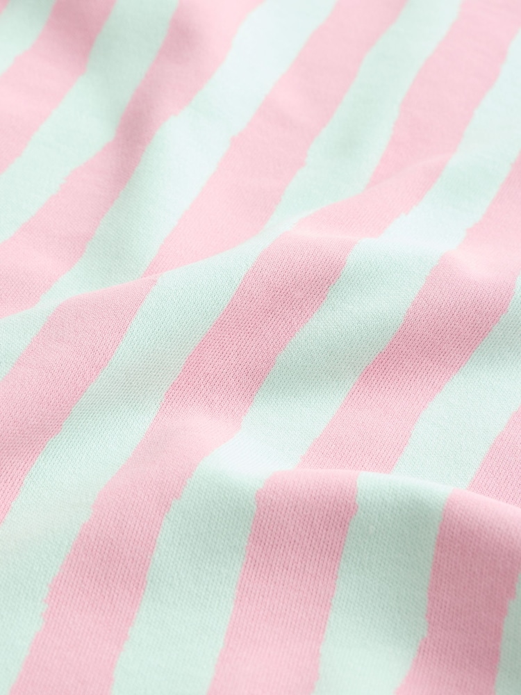 Multi stripe Strappy Vest Baby 100% Cotton Bodysuits 3 Pack - Image 11 of 11
