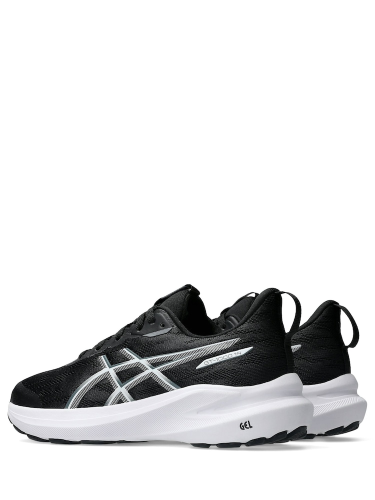 ASICS Black/Grey GT-1000 Kids and Junior Trainers - Image 2 of 6