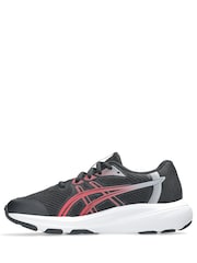 ASICS Black/Red Contend 10 Kids and Junior Trainers - Image 2 of 8