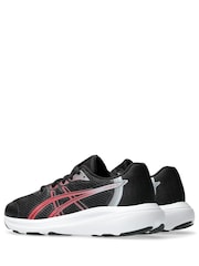 ASICS Black/Red Contend 10 Kids and Junior Trainers - Image 5 of 8