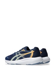 ASICS Blue/Orange Contend 10 Kids and Junior Trainers - Image 3 of 8