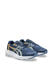 ASICS Blue/Orange Contend 10 Kids and Junior Trainers - Image 8 of 8
