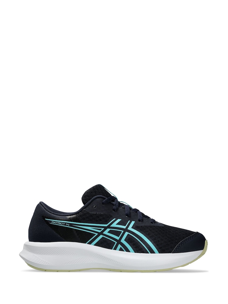 ASICS Navy Patriot 14 Kids and Junior Trainers - Image 1 of 8 ASICS Navy Patriot 14 Kids and Junior Trainers - Image 1 of 8