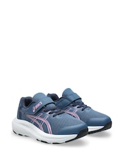 ASICS Blue/Pink Contend 10 Toddler Trainers - Image 6 of 8
