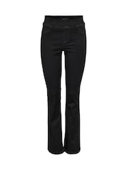 NOISY MAY Black Flare Jeggings - Image 6 of 6