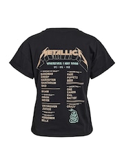 NOISY MAY Black 100% Cotton Short Sleeve Metallica Band T-Shirt - Image 7 of 7