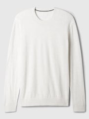 Gap Cream Cotton Knit Crew Neck Jumper - Image 4 of 4