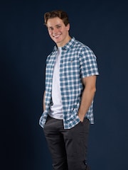 Trespass Mens Blue Calcutt Shirt - Image 4 of 5