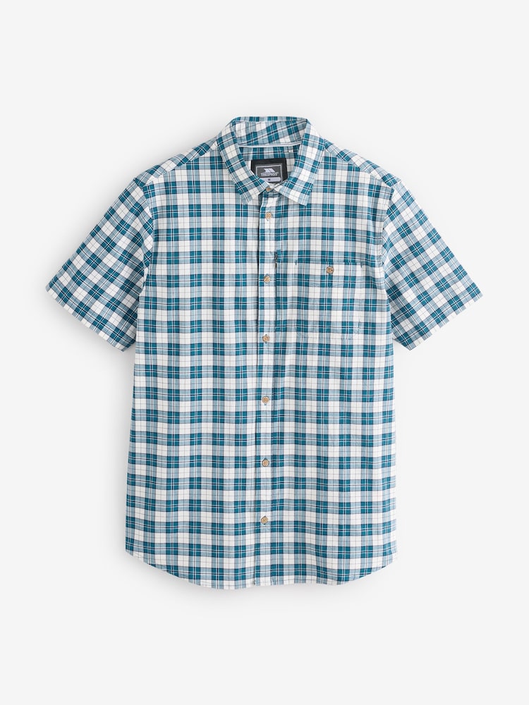 Trespass Mens Blue Calcutt Shirt - Image 5 of 5