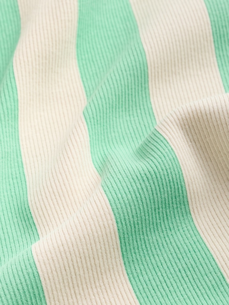 Green Stripe/ Pineapple Print Vest Baby Bodysuits 5 Pack - Image 13 of 13
