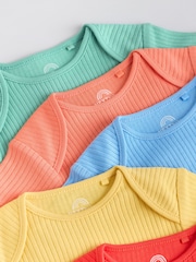 Bright Baby Short Sleeve Bodysuits 5 Pack - Image 10 of 12