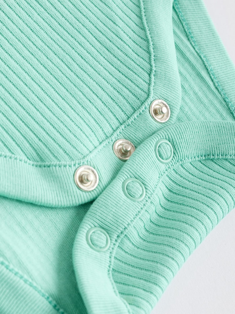 Bright Baby Short Sleeve Bodysuits 5 Pack - Image 12 of 12