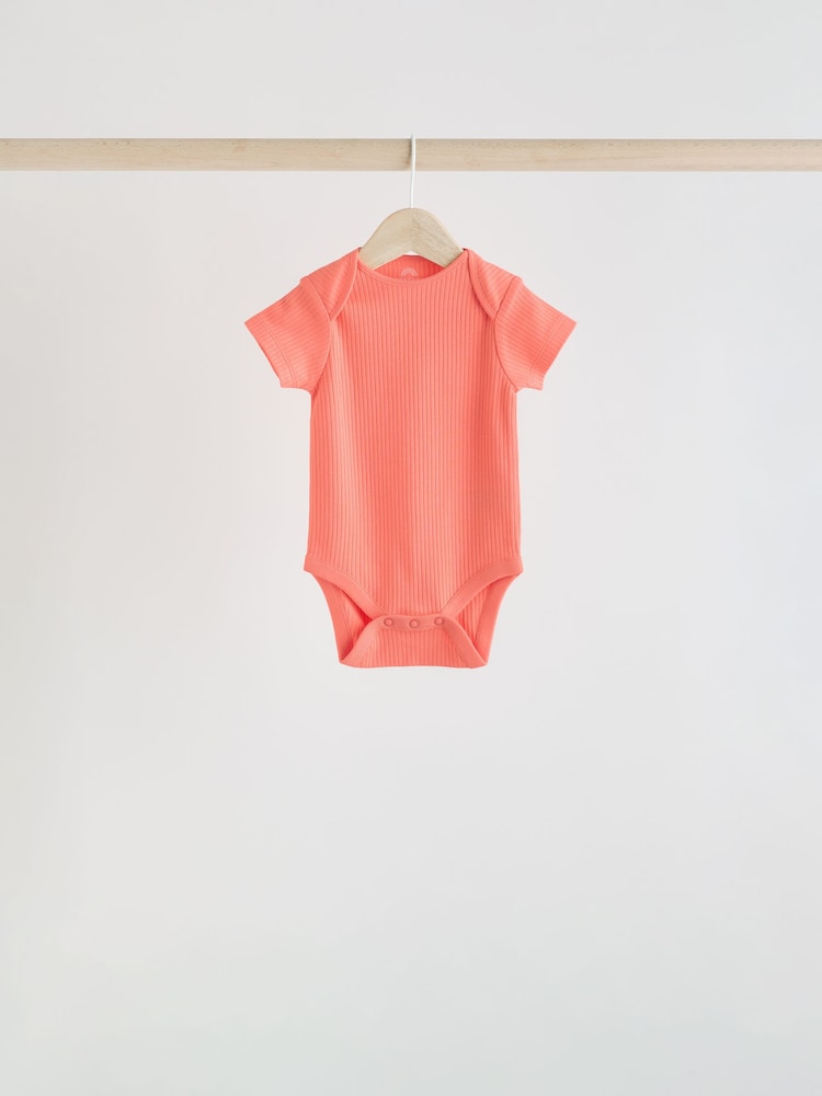 Licht - Set van 5 babyrompertjes met korte mouwen - Image 3 of 12