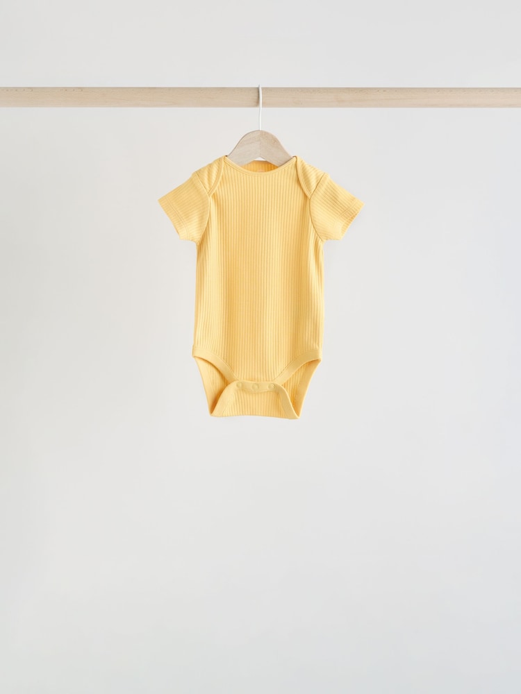 Licht - Set van 5 babyrompertjes met korte mouwen - Image 5 of 12