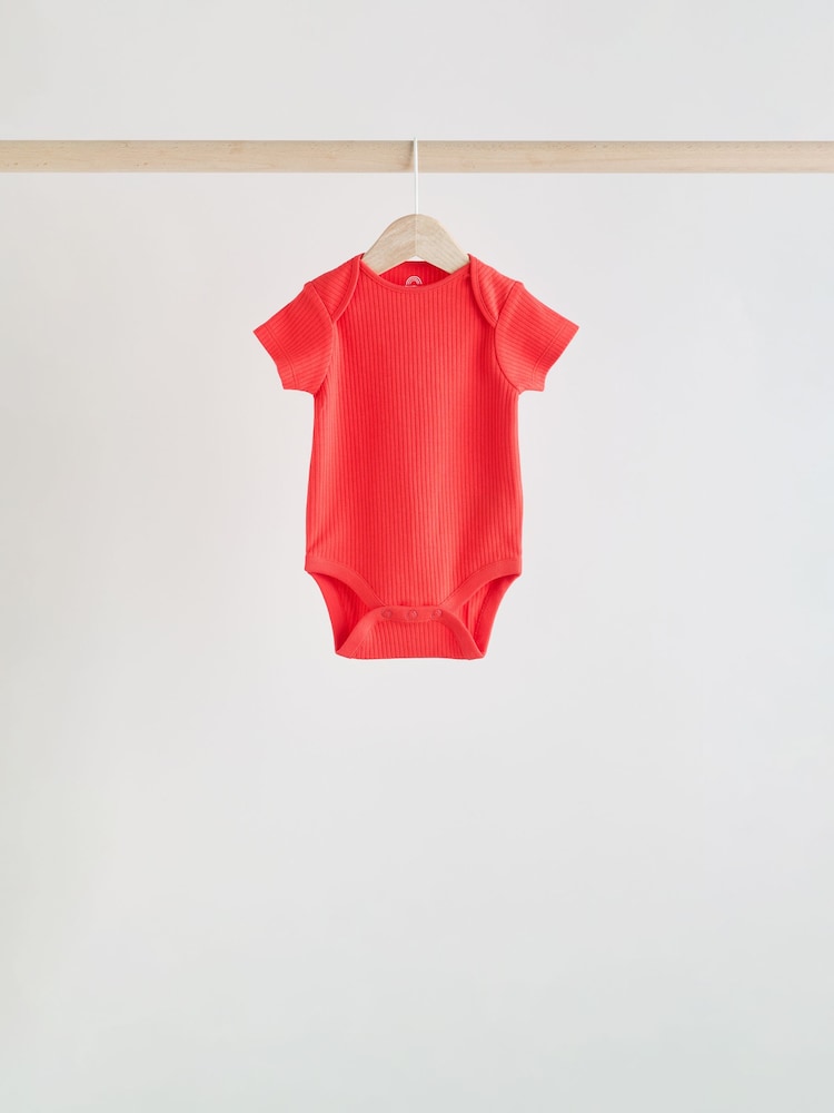 Licht - Set van 5 babyrompertjes met korte mouwen - Image 6 of 12
