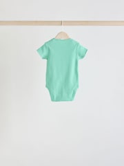 Bright Baby Short Sleeve Bodysuits 5 Pack - Image 8 of 12