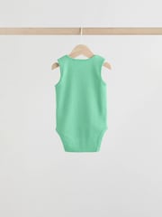 Bright Baby Vest Bodysuits 5 Pack - Image 4 of 13