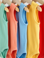 Bright Baby Vest Bodysuits 5 Pack - Image 9 of 13