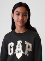 Gap Black Heart Logo Crew Neck Sweatshirt (4-13yrs) - Image 3 of 4