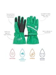 Muddy Puddles Kids Waterproof Ski Gloves - Image 2 of 2
