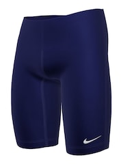 Nike Navy Hydrastrong Solid Jammer Swim Shorts - Image 1 of 3