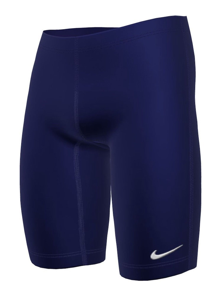 Nike Navy Hydrastrong Solid Jammer Swim Shorts - Image 1 of 3