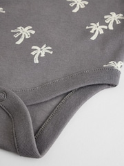 Imprimé tropical monochrome/Cream - Bébé débardeur Bodies 5 Lot - Image 12 of 13