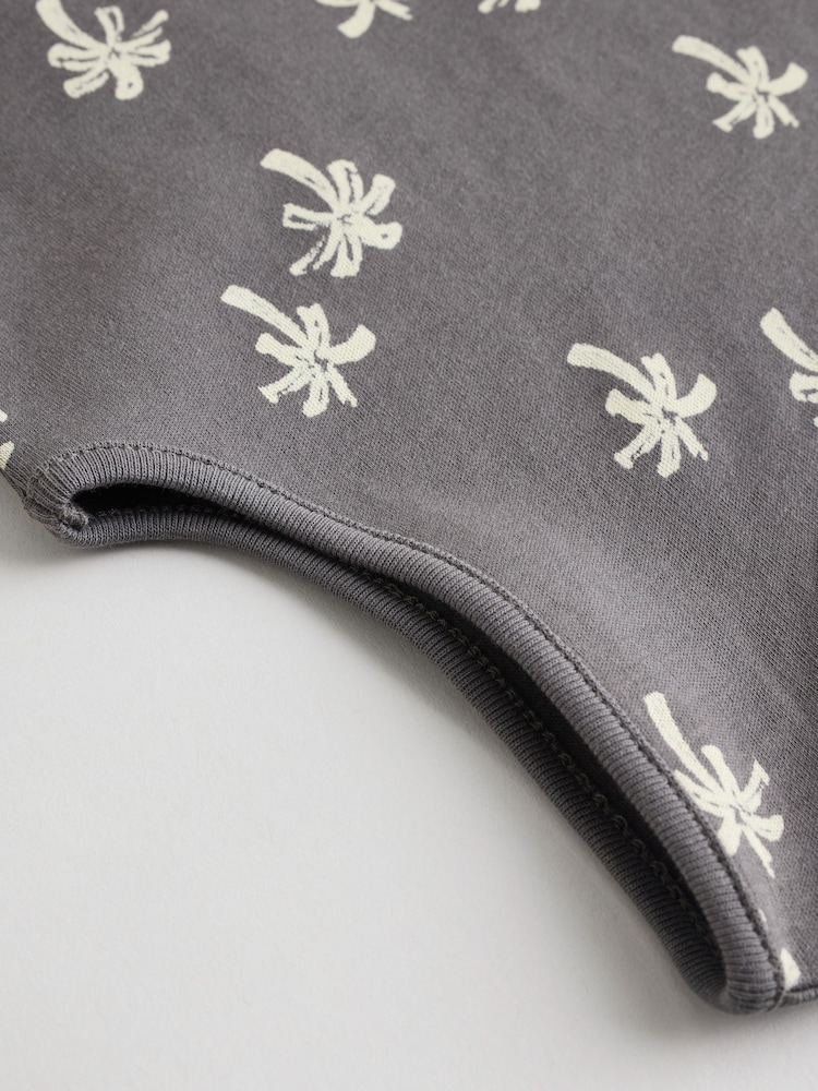 Imprimé tropical monochrome/Cream - Bébé débardeur Bodies 5 Lot - Image 13 of 13
