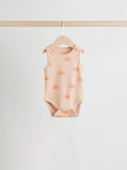 Imprimé tropical monochrome/Cream - Bébé débardeur Bodies 5 Lot - Image 6 of 13