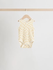 Imprimé tropical monochrome/Cream - Bébé débardeur Bodies 5 Lot - Image 7 of 13