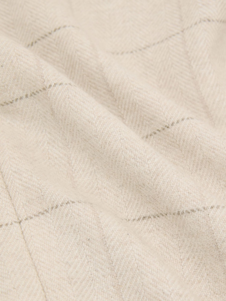 Reiss Elion Wool Windowpane-Check Double-Breasted Blazer - 10şəkildən 10 şəkil