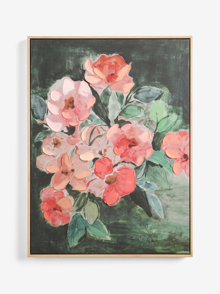 Painted Tropical Floral Framed Wall Art - Изображение 2 из 6 Painted Tropical Floral Framed Wall Art - Изображение 2 из 6