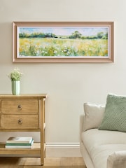 Yellow Spring Meadow Landscape Wall Art - Image 1 of 5