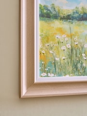 Yellow Spring Meadow Landscape Wall Art - Image 3 of 5