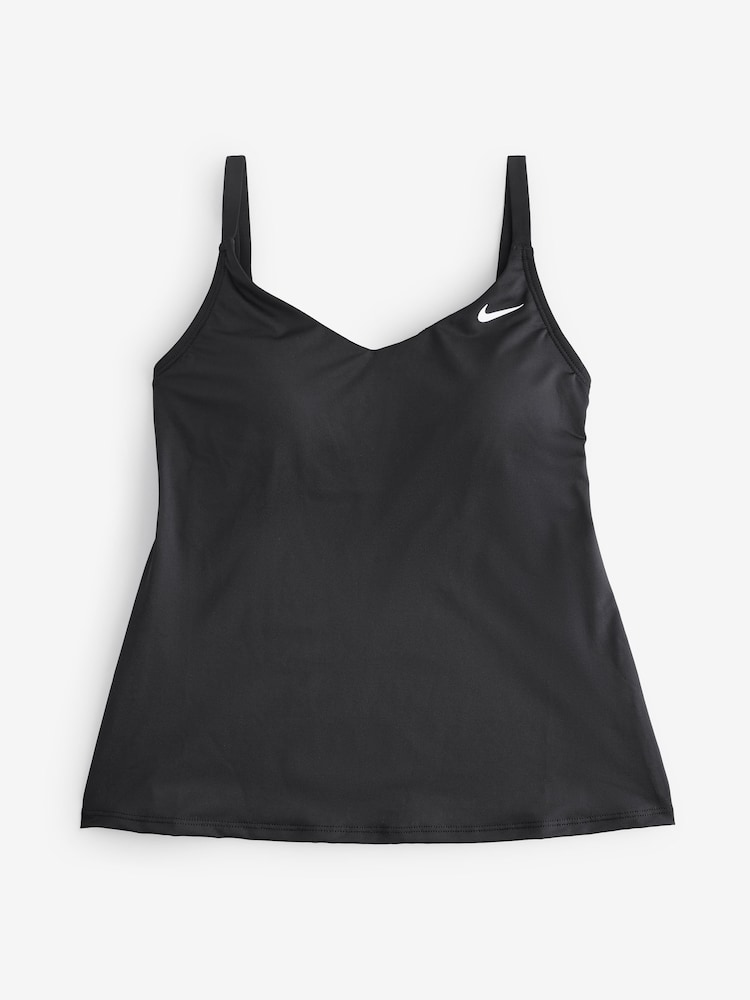 Nike Black V-Neck Tankini Top - Image 4 of 4 Nike Black V-Neck Tankini Top - Image 4 of 4