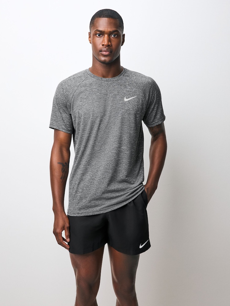 Nike Black Short Sleeve Hydroguard Rash T-Shirt - Image 1 of 6
