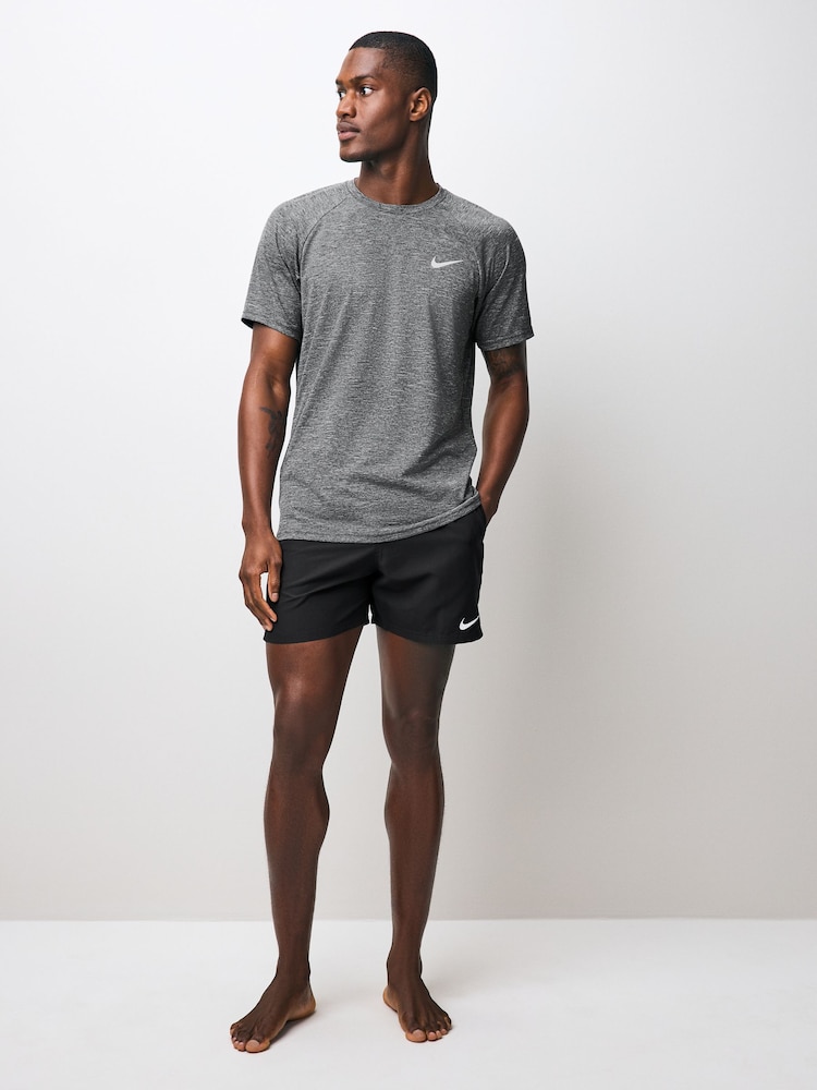 Nike Black Short Sleeve Hydroguard Rash T-Shirt - Image 3 of 6