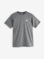 Nike Black Short Sleeve Hydroguard Rash T-Shirt - Image 6 of 6
