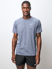 Nike Navy Short Sleeve Hydroguard Rash T-Shirt - Image 1 of 6