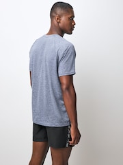 Nike Navy Short Sleeve Hydroguard Rash T-Shirt - Image 2 of 6