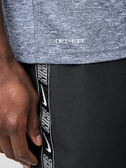 Nike Navy Short Sleeve Hydroguard Rash T-Shirt - Image 5 of 6