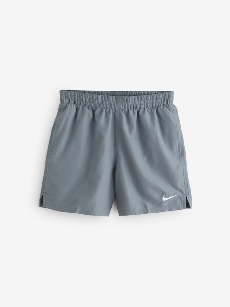 Nike Light Grey 5 Inch Essential Volley Swim Shorts - Image 6 of 6