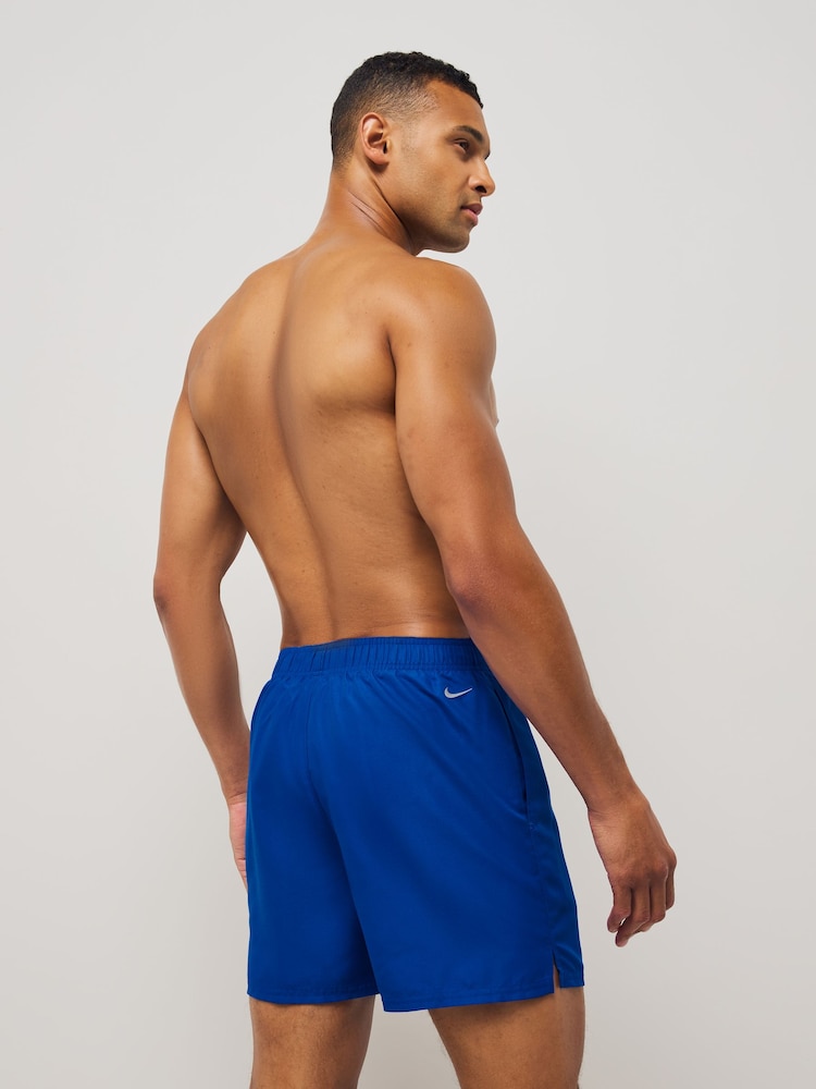 Blue Split Logo 5 Inch Swim Shorts - Image 2 of 7 Blue Split Logo 5 Inch Swim Shorts - Image 2 of 7