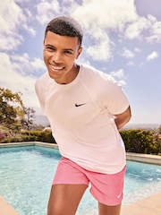 Nike White Short Sleeve Hydroguard Rash T-Shirt - Image 4 of 11