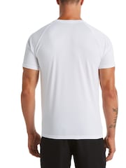 Nike White Short Sleeve Hydroguard Rash T-Shirt - Image 9 of 11