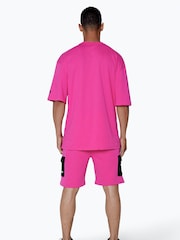Розовый - Hype. CONTINU8 Unisex Cargo Pocket Shorts - Image 3 of 5